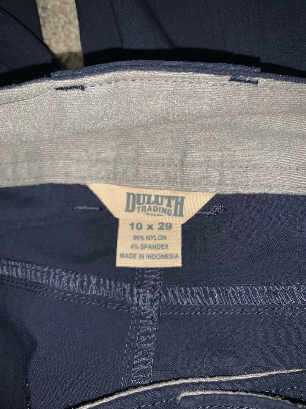 Duluth Trading Co Navy Tactical Cargo Pants - Picture 3 of 3